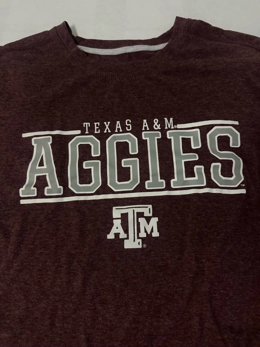 Champion Texas A&M Aggies Maroon Shirt Size L NCAA College Fan Apparel - Picture 4 of 10